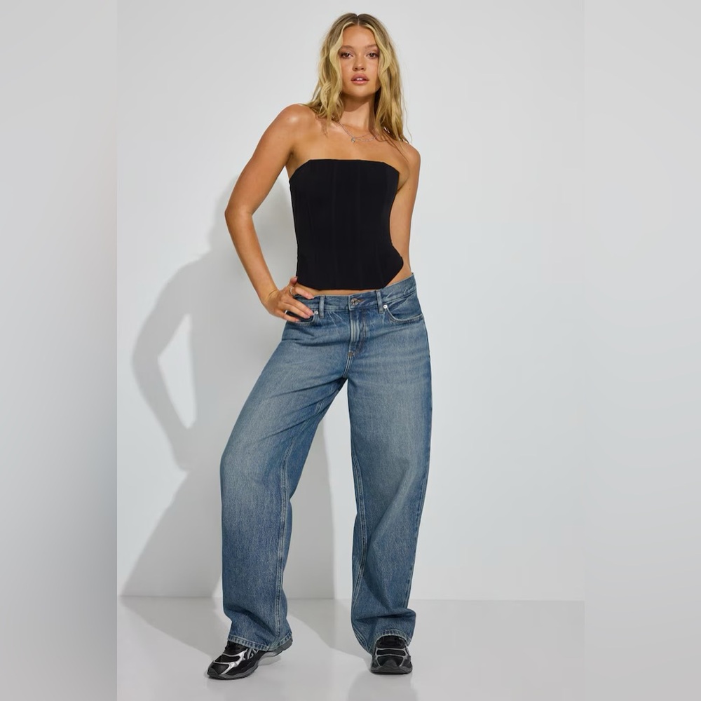 Garage Low Rise Baggy Jeans